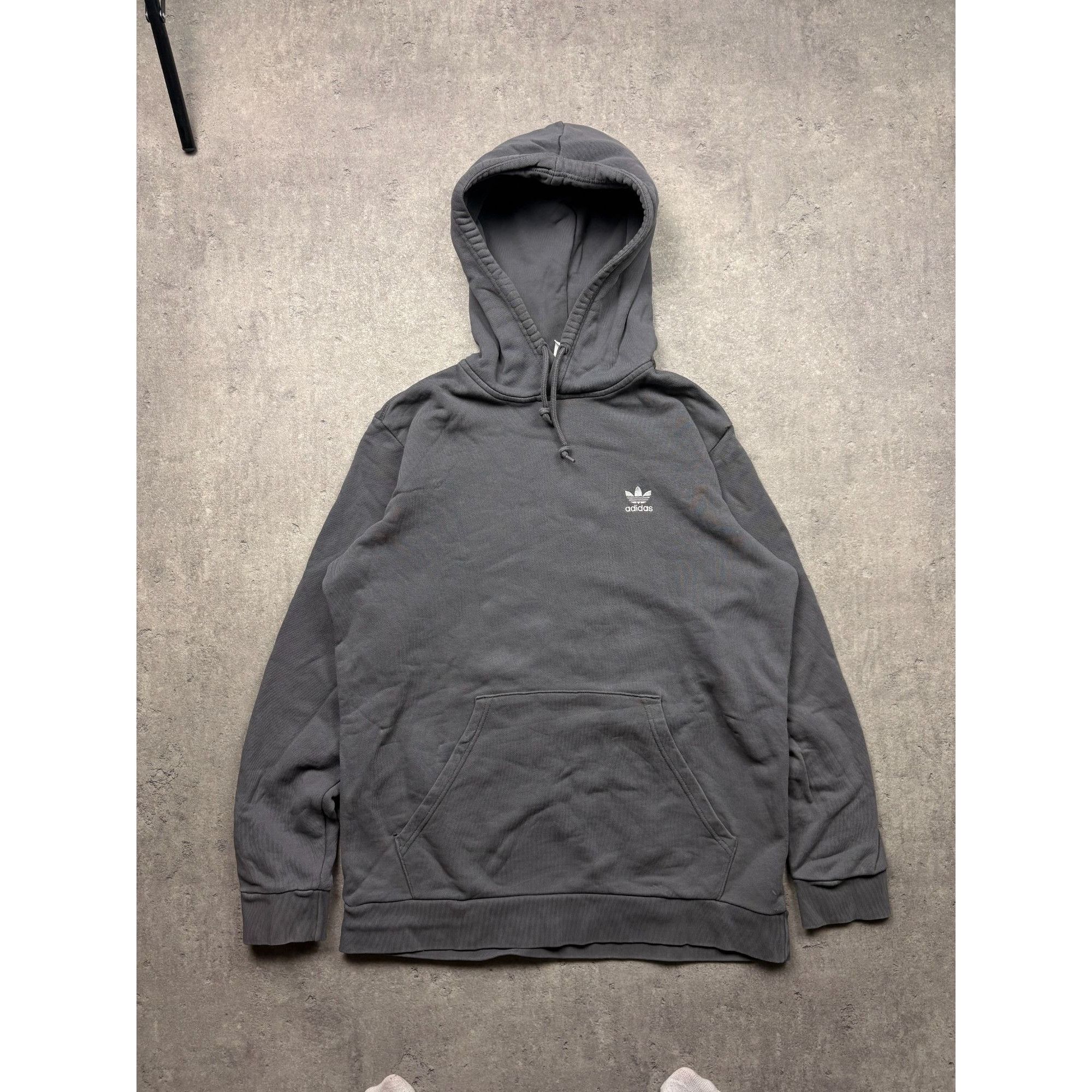 Adidas Vintage Adidas "Heritage" Pullover Hoodie – Navy & Scarlet – Size US L / EU 52-54 / 3 - 1 Thumbnail
