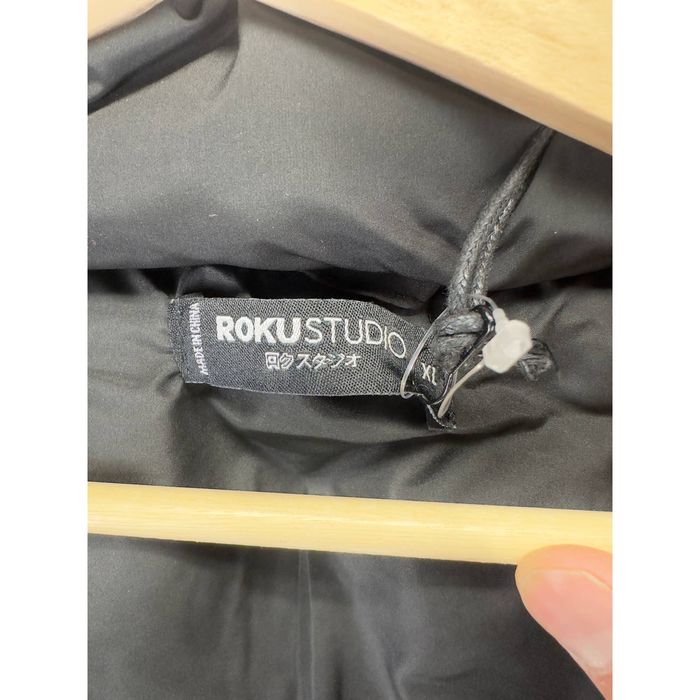 Eyes & Sins Roku Japan Studio Puffer Jacket Mens XL Tear Drip Eyes