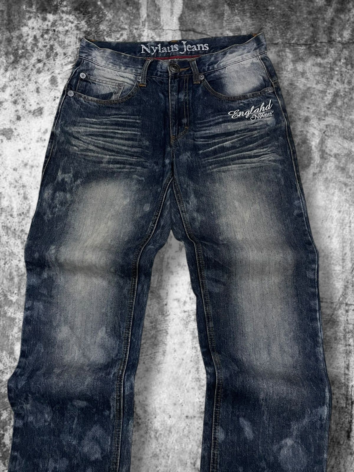 Hysteric Glamour Vintage 90’s Japan Designer Iconic Nylaus ‘UNDERGROUND’ Jean Size US 29 - 11 Thumbnail