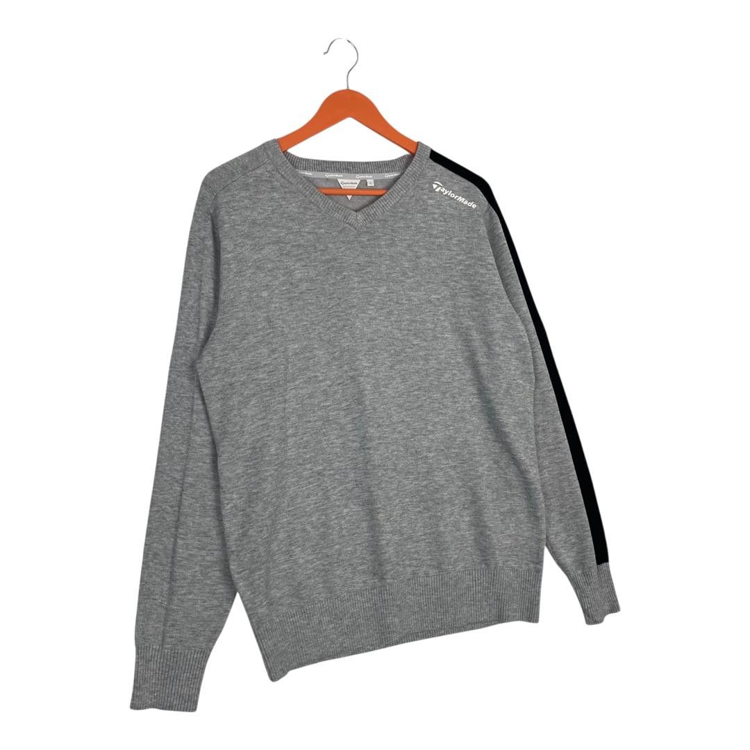 TaylorMade Vintage TaylorMade Pullover V-Neck Jumper Sweatshirt Size US L / EU 52-54 / 3 - 2 Thumbnail