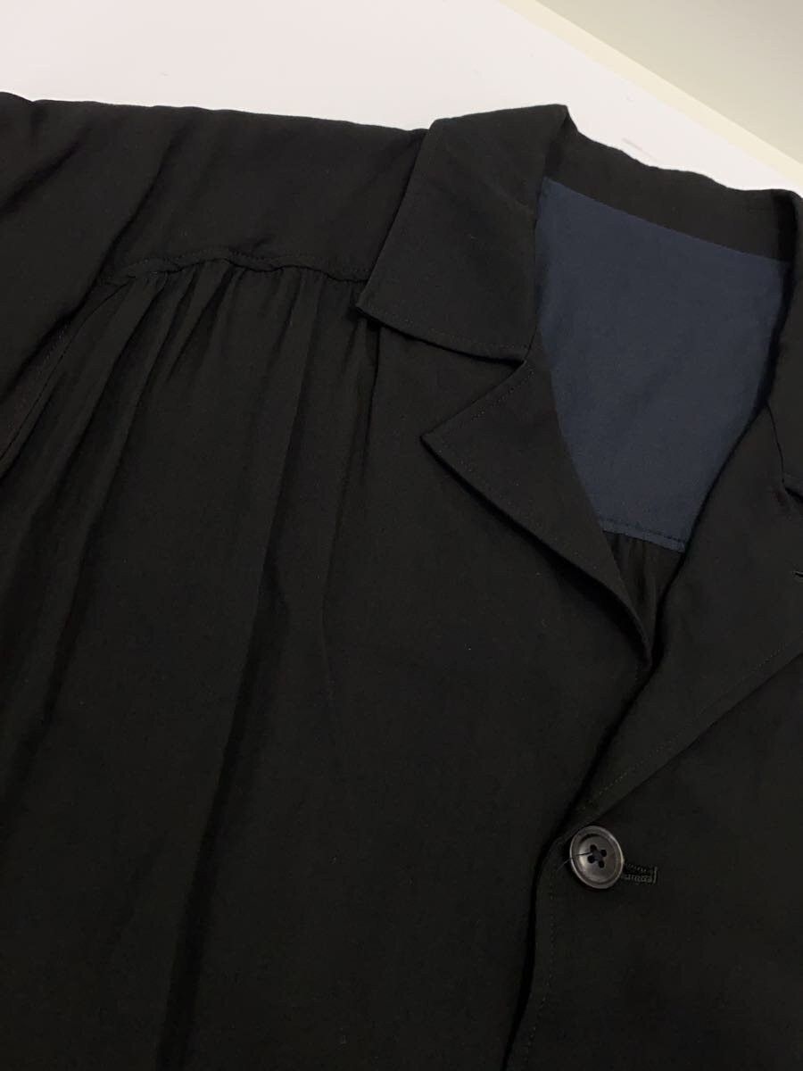 Yohji Yamamoto yohji yamamoto POUR HOMME Rayon/Black/Solid Coat Size US L / EU 52-54 / 3 - 6 Thumbnail