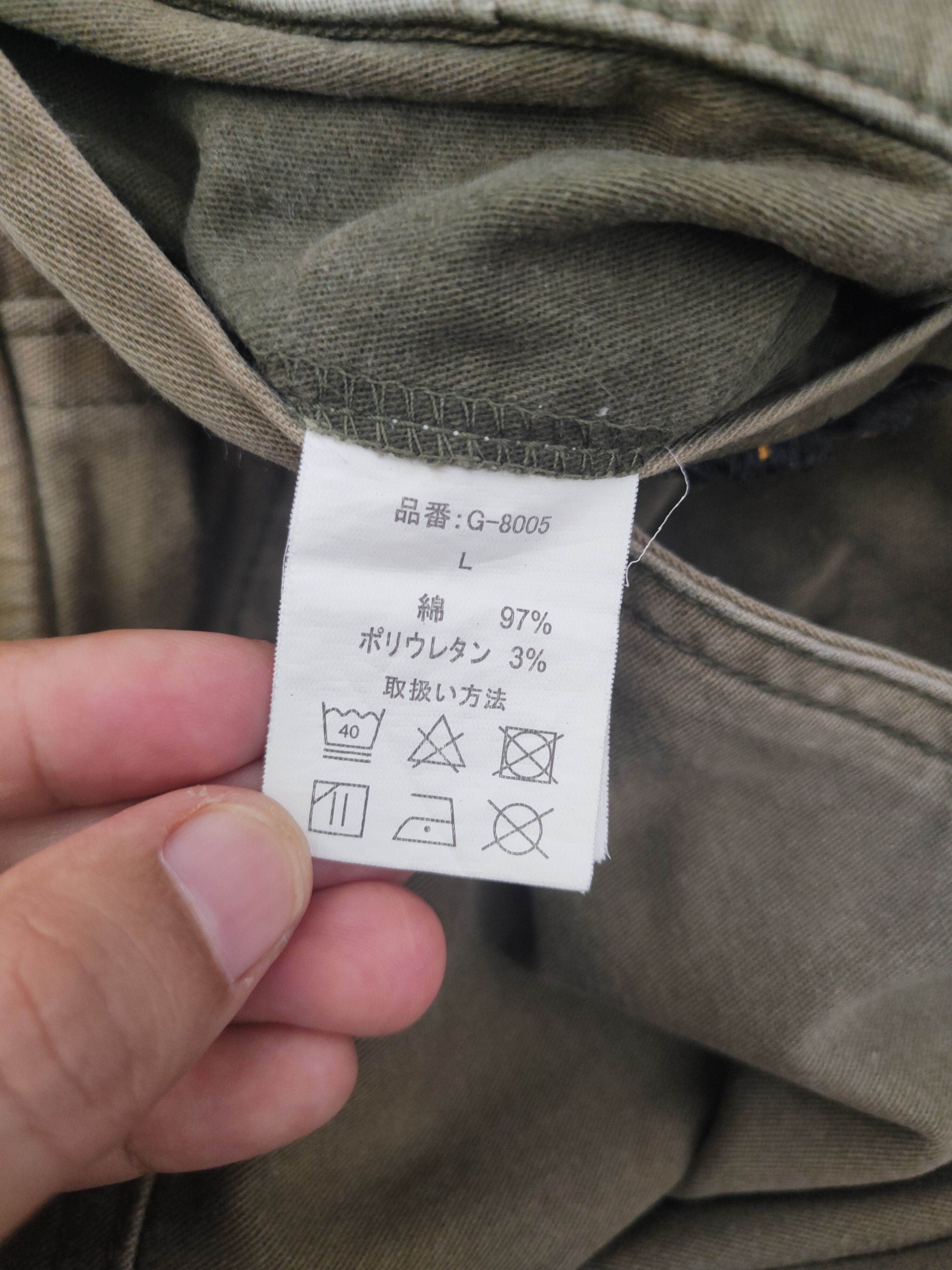 Japanese Brand DL Gladiator Olive Multipocket Cargo Pants #46-777 Size US 31 - 13 Thumbnail
