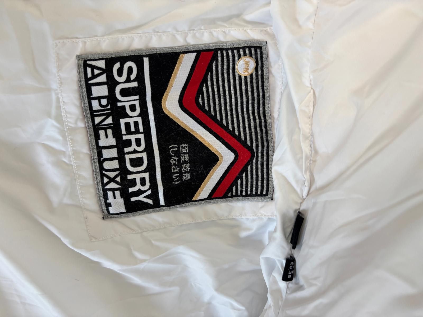 Superdry Superdry Stylish White Hooded Puffer Jacket Mens Size S Size US S / EU 44-46 / 1 - 5 Thumbnail