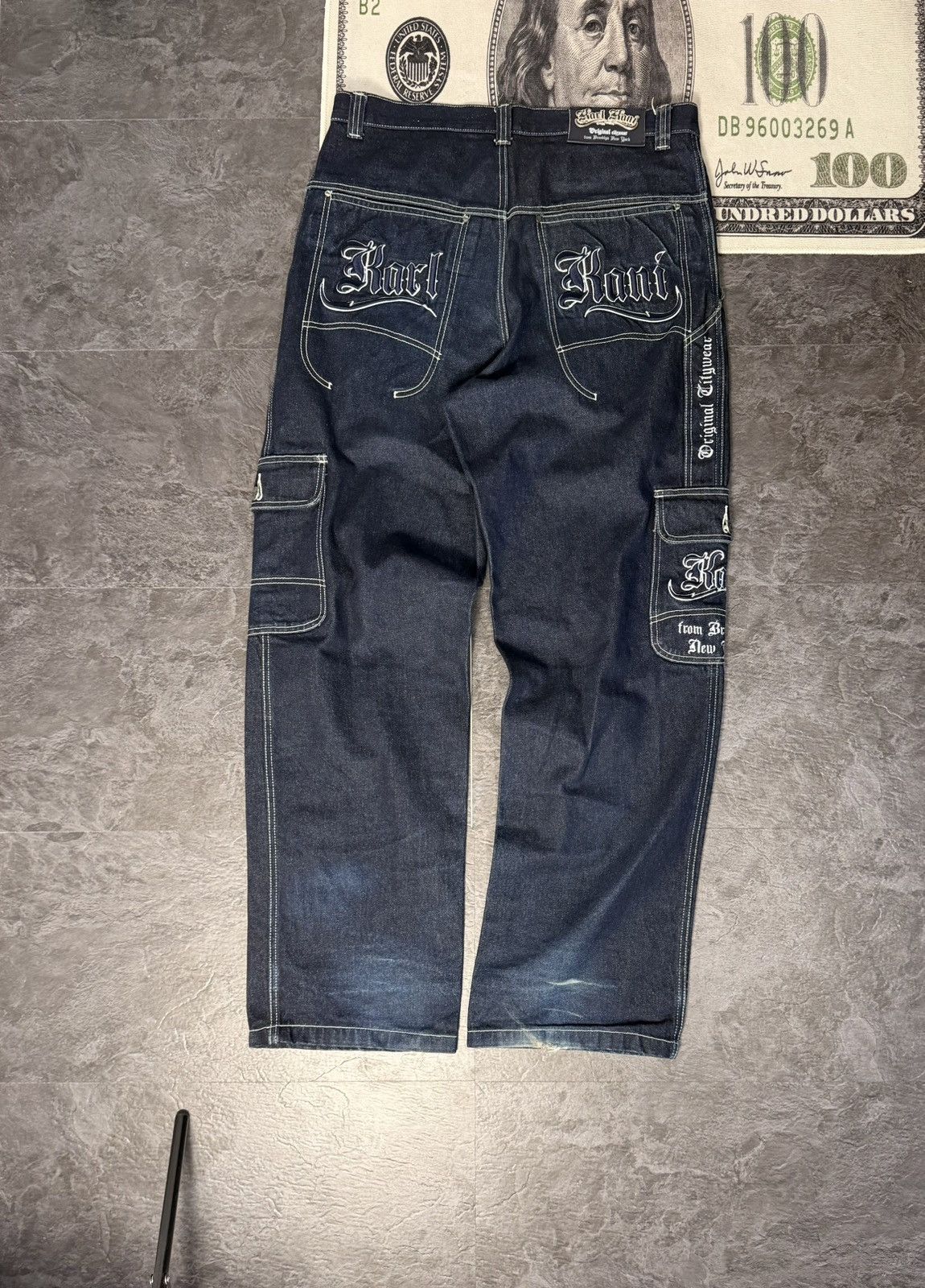 Karl Kani Vintage jeans Karl Kani,sk8 streetwear y2k opium style Size US 34 / EU 50 - 2 Thumbnail