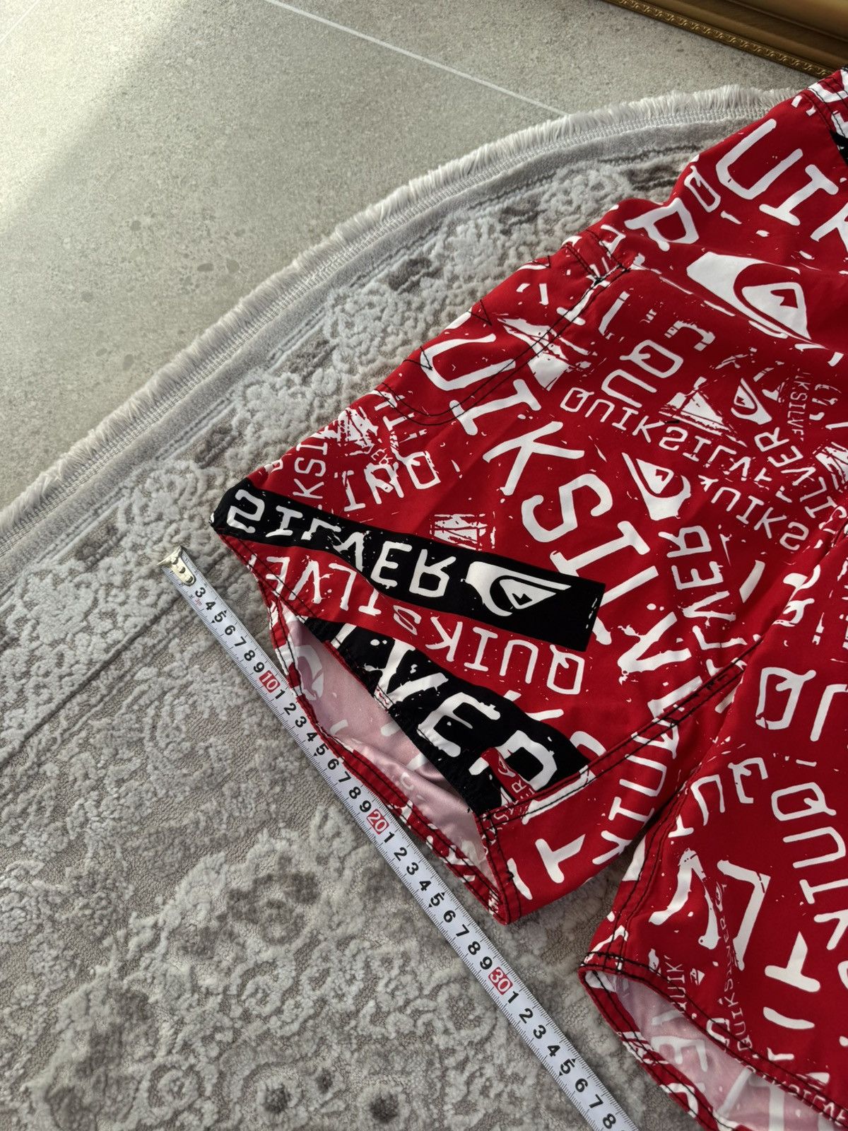 Quiksilver Vintage Quiksilver Shorts Big Logo Y2K Style 90s Surfing Size US 32 / EU 48 - 3 Thumbnail