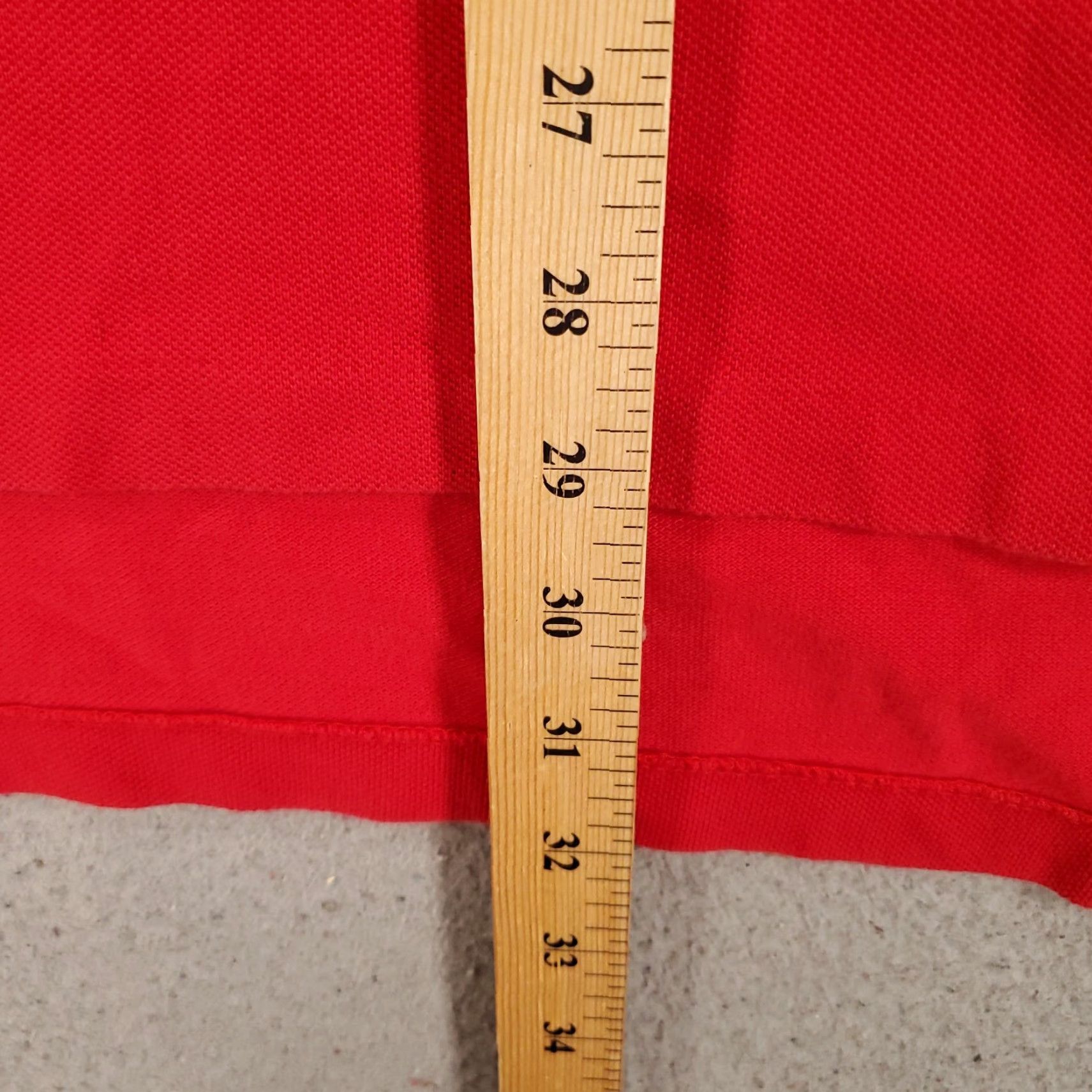 Polo Ralph Lauren VINTAGE Polo Ralph Lauren Shirt Big 2X Mens Red Long Sleeve Collared Polo 2XB Pullover Size US XXL / EU 58 / 5 - 5 Thumbnail