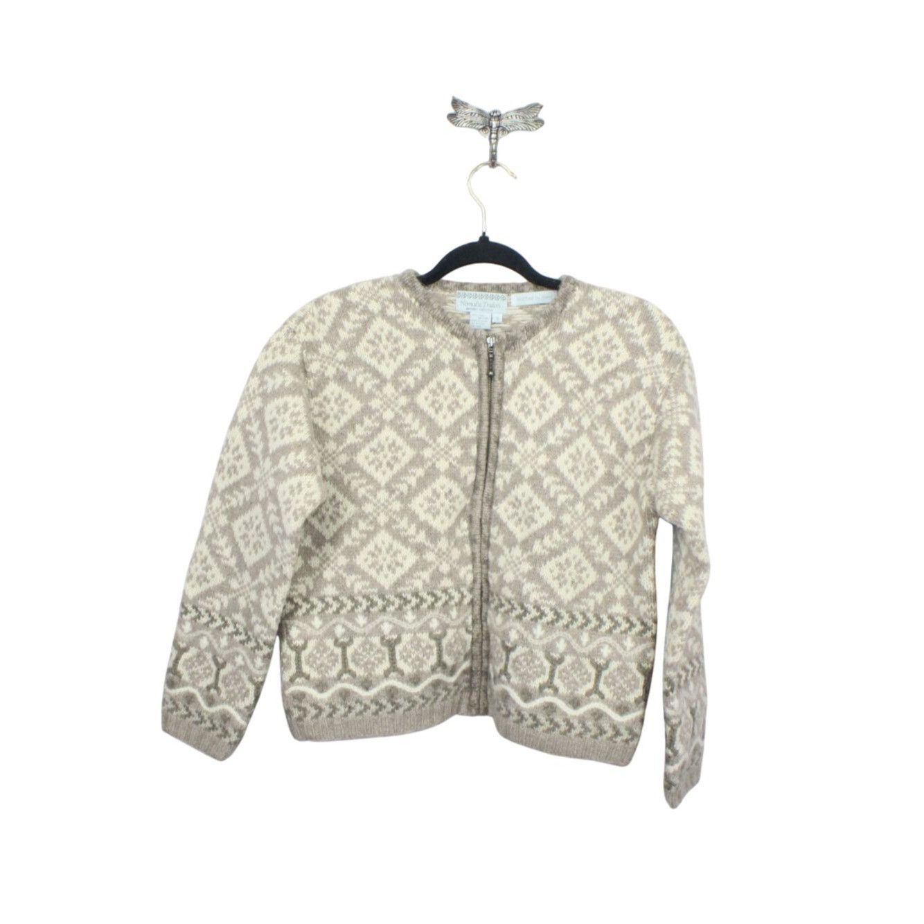 Vintage Vintage Nomadic Traders Women's Nordic 100% Wool Sweater Size S / US 4 / IT 40 - 1 Thumbnail