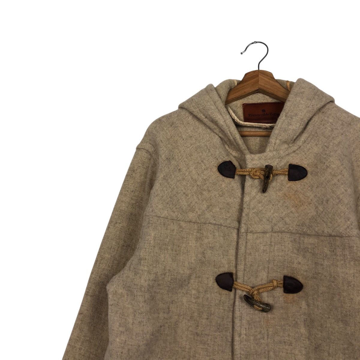 Ermenegildo Zegna 📌Vintage Wool Duffle Coats Ermenegildo Zegna Size US M / EU 48-50 / 2 - 8 Thumbnail
