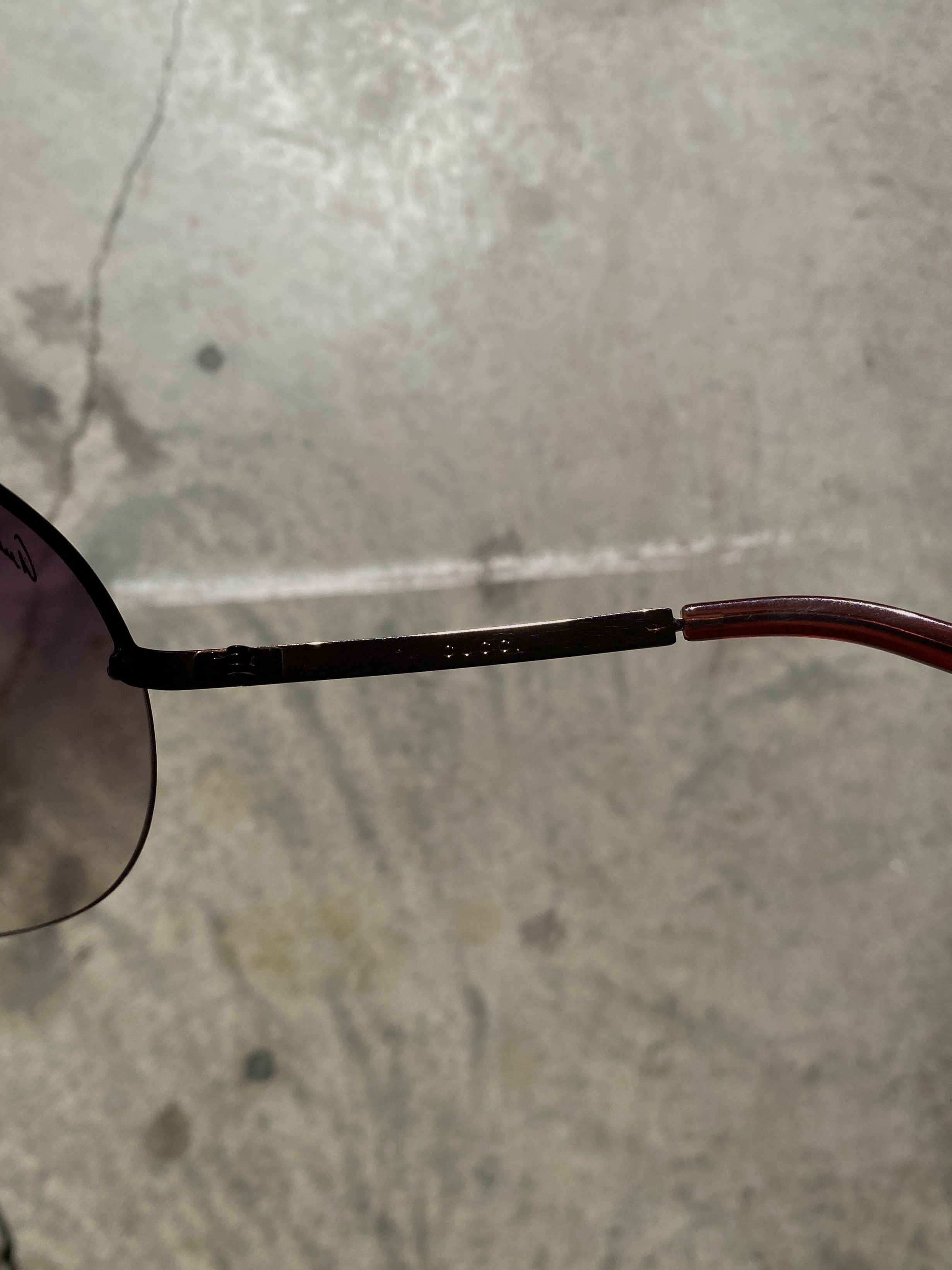 Gucci Gucci Pink Gradient Aviator Sunglasses GG 1618S Size ONE SIZE - 7 Thumbnail