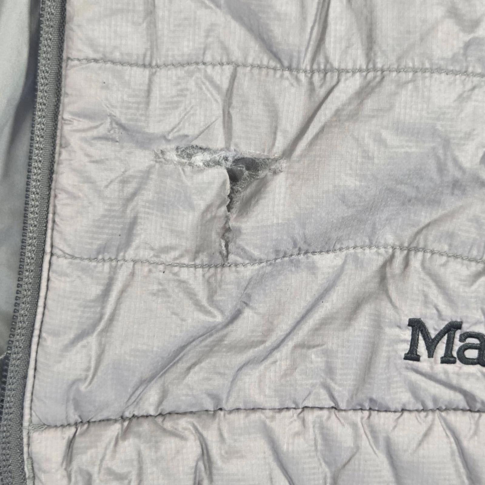 Marmot Marmot Puffer Jacket Mens Large Grey Quilted Damaged/Flawed Size US L / EU 52-54 / 3 - 3 Thumbnail