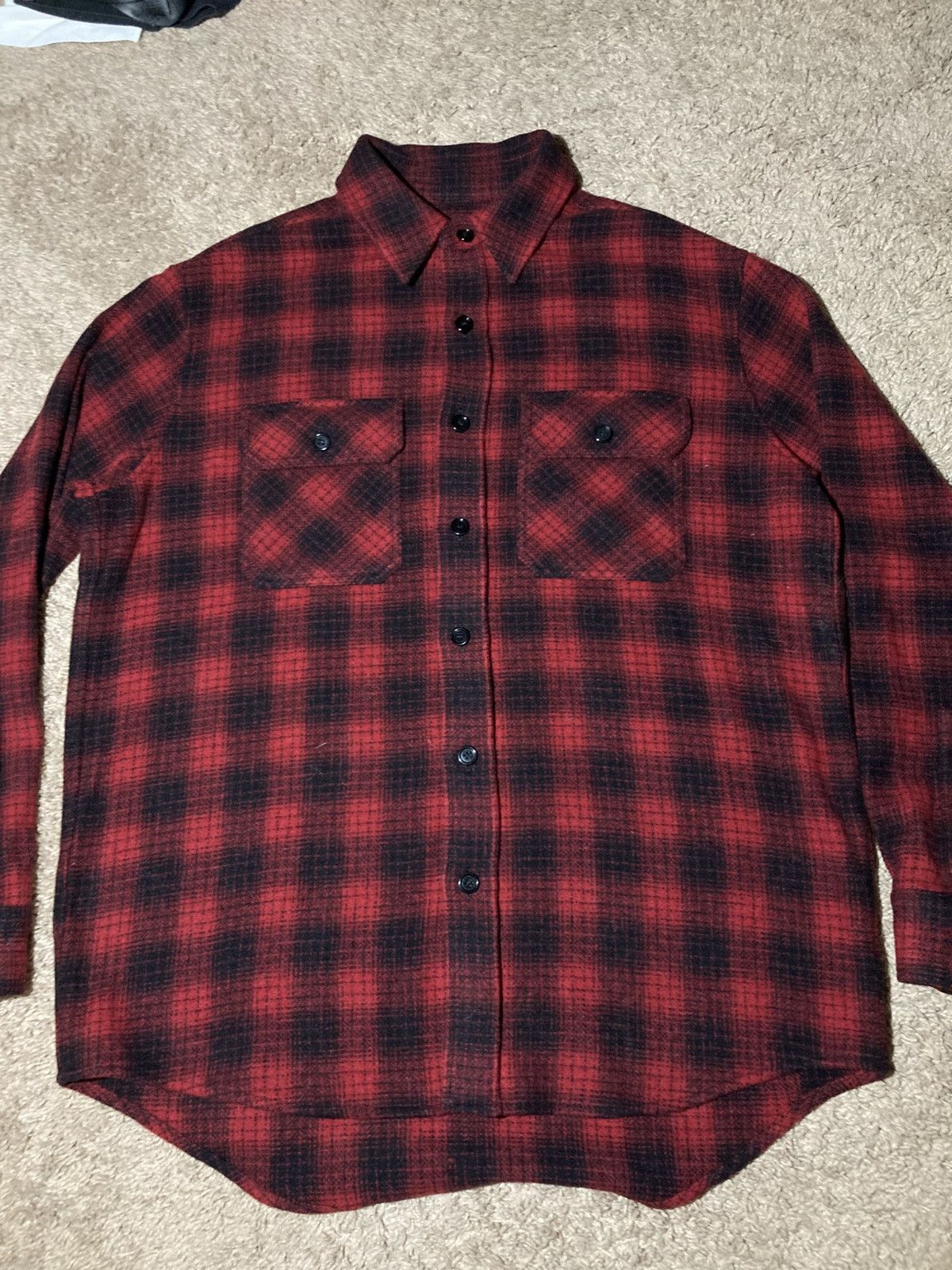 Celine AW22 Celine Lumberjack Flannel Oversized 2022 Hedi Plaid Boy Size US S / EU 44-46 / 1 - 2 Thumbnail