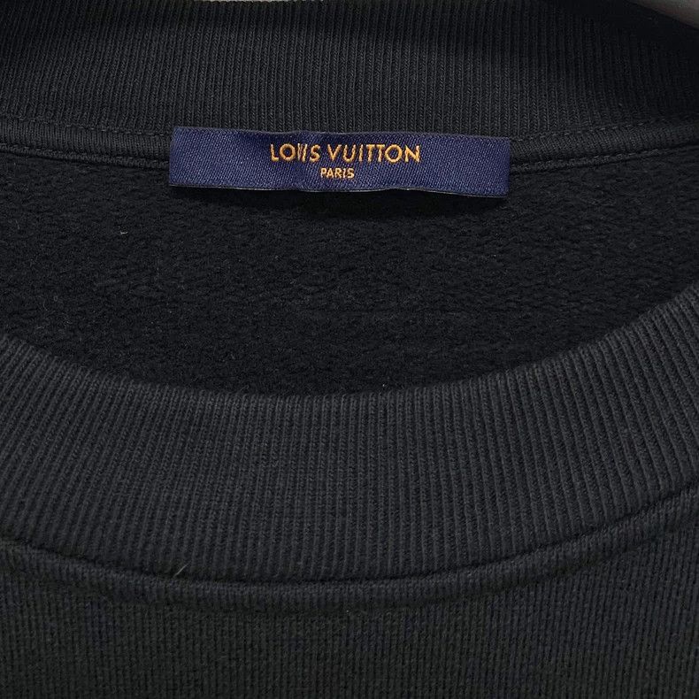 Louis Vuitton Louis Vuitton Black note embroidered sweatshirt Size US XL / EU 56 / 4 - 2 Thumbnail