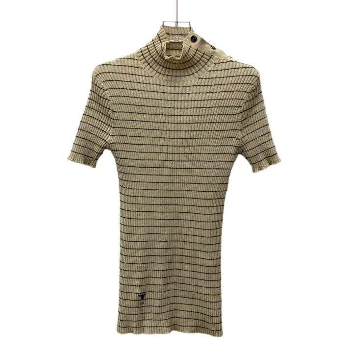 Dior Christian Dior Brown Striped Bee Cashmere Sweater Size US XS / EU 42 / 0 - 1 Thumbnail