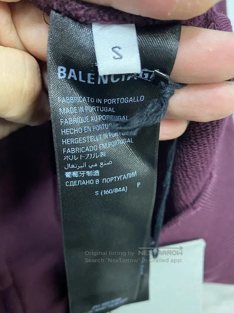 Balenciaga Balenciaga Hooded Pullover Letter Logo Loose Long Sleeve Size US S / EU 44-46 / 1 - 5 Thumbnail