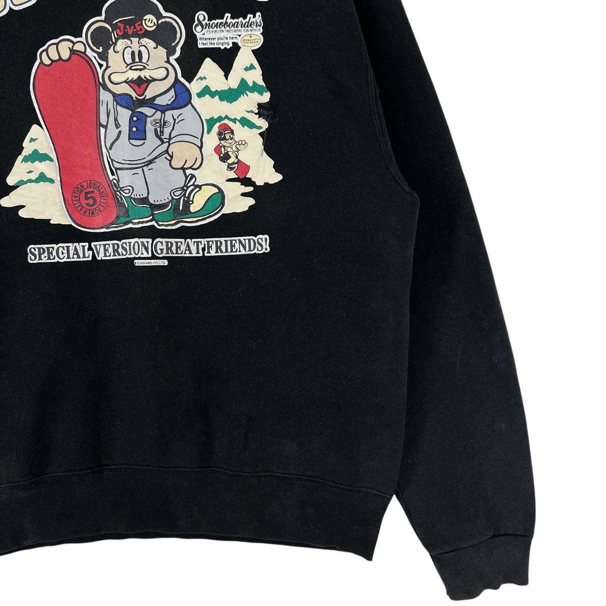 Vintage 🔥 VINTAGE JOVIAL VIVFV5 SNOWBOARDS SWEATSHIRT MADE IN USA Size US L / EU 52-54 / 3 - 5 Thumbnail