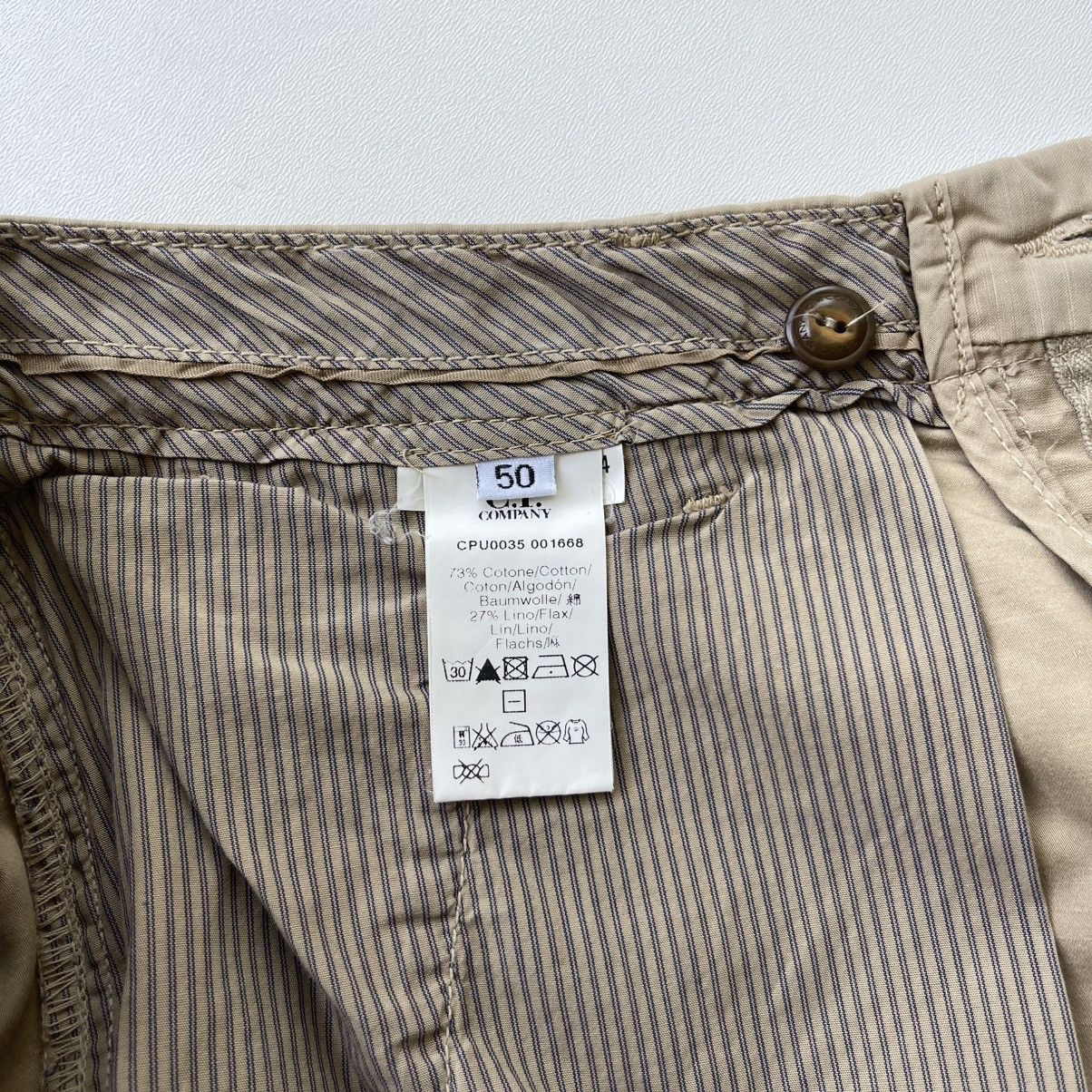 C.P. Company C.P. Company Cotton/Lino Chino Pants Beige Casual Size US 34 / EU 50 - 9 Thumbnail