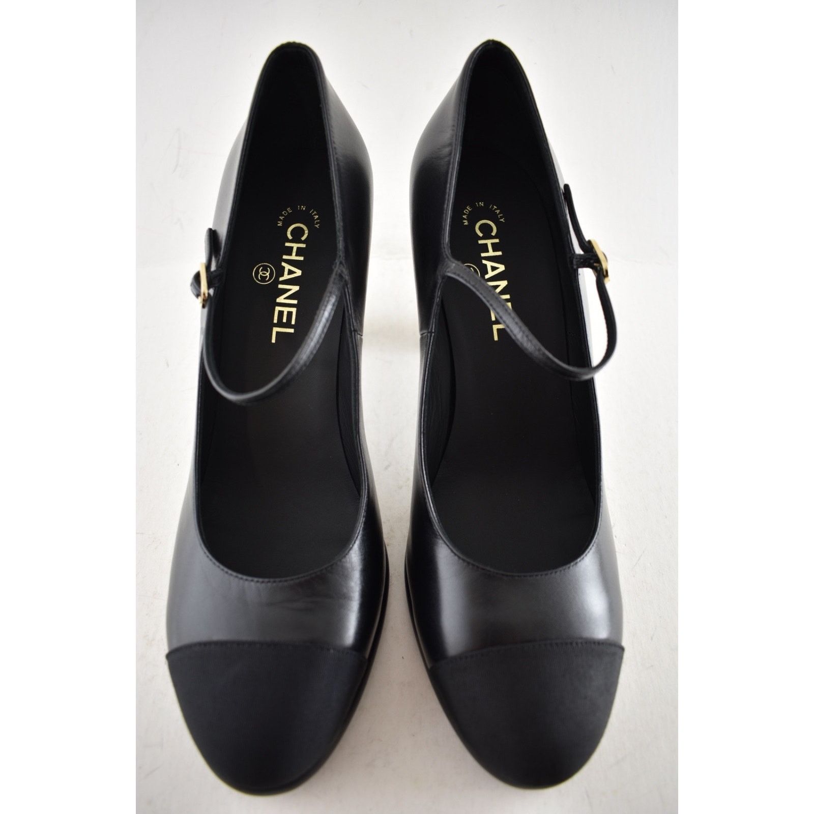 Chanel Chanel 24B Black CC Logo Mary Jane Platform Pumps 41 Size US 10 / IT 40 - 7 Thumbnail