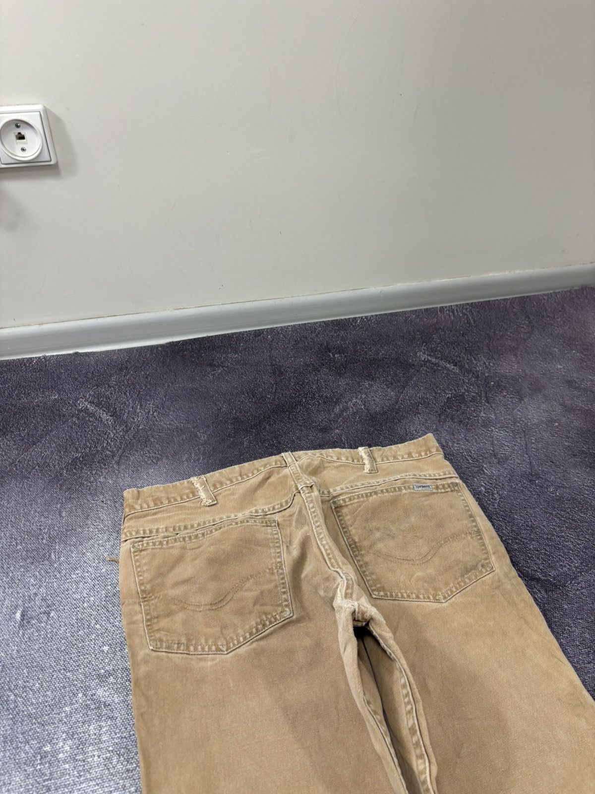 Carhartt Vintage 90s Carhartt USA Made Carpenter Work Baggy Pants Size US 38 / EU 54 - 5 Thumbnail