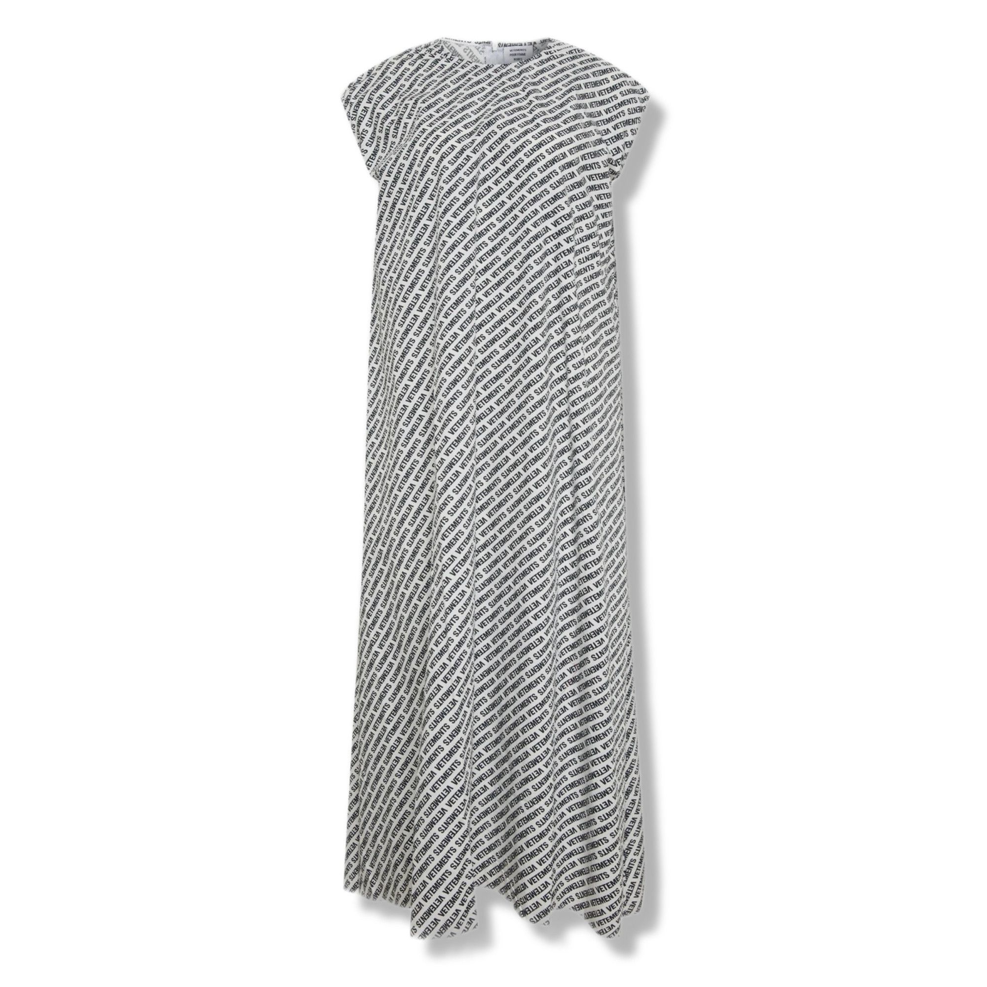 Vetements White All Over Monogram Logo Maxi Dress Size M / US 6-8 / IT 42-44 - 1 Thumbnail