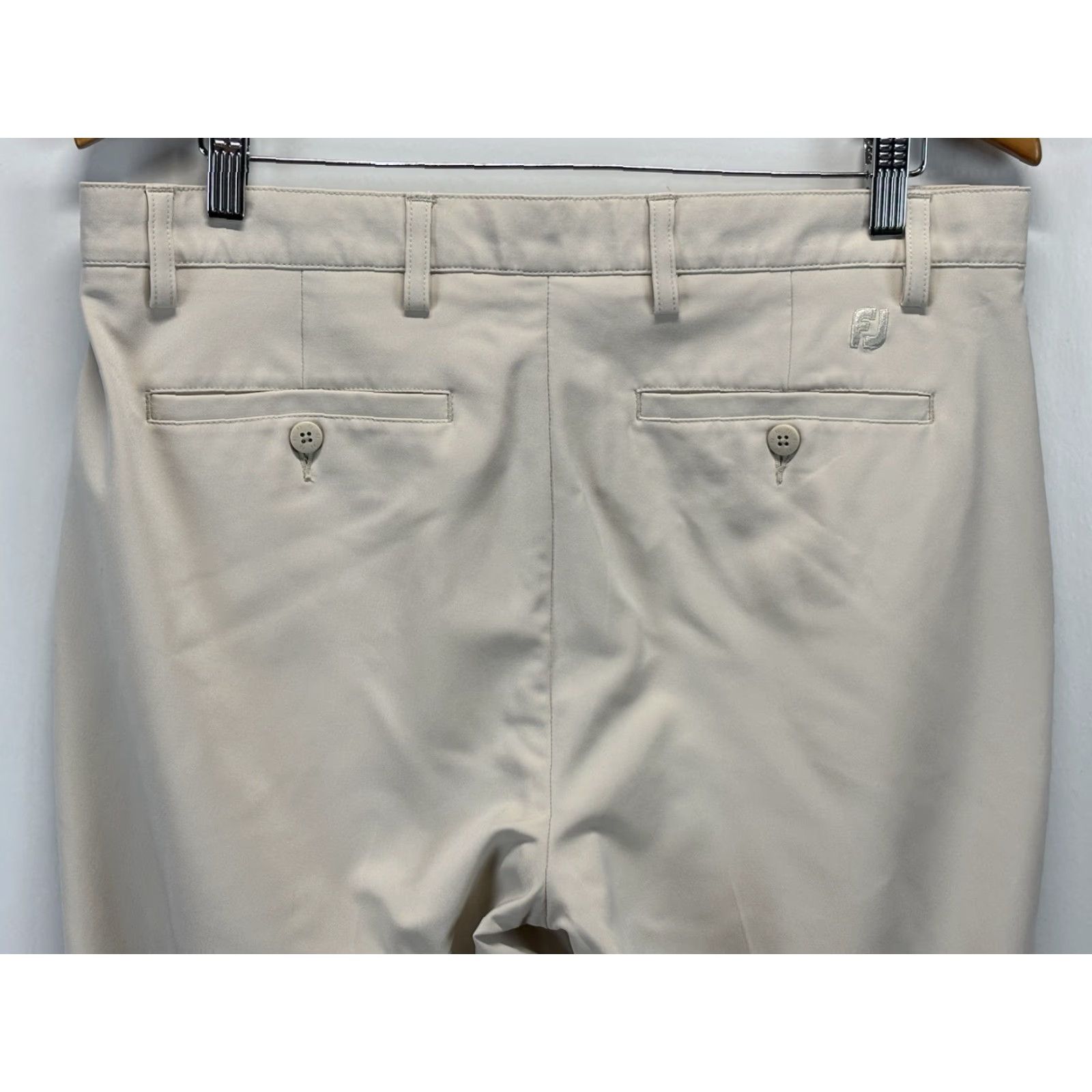 Footjoy FootJoy Performance Chino Pants Sz 34x30 (34x29) Men’s Beige Golf Size US 34 / EU 50 - 4 Thumbnail