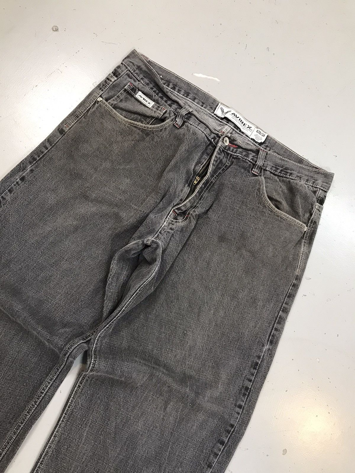 Avirex Vintage Avirex cross embroidered loose fit denim Size US 42 / EU 58 - 7 Thumbnail