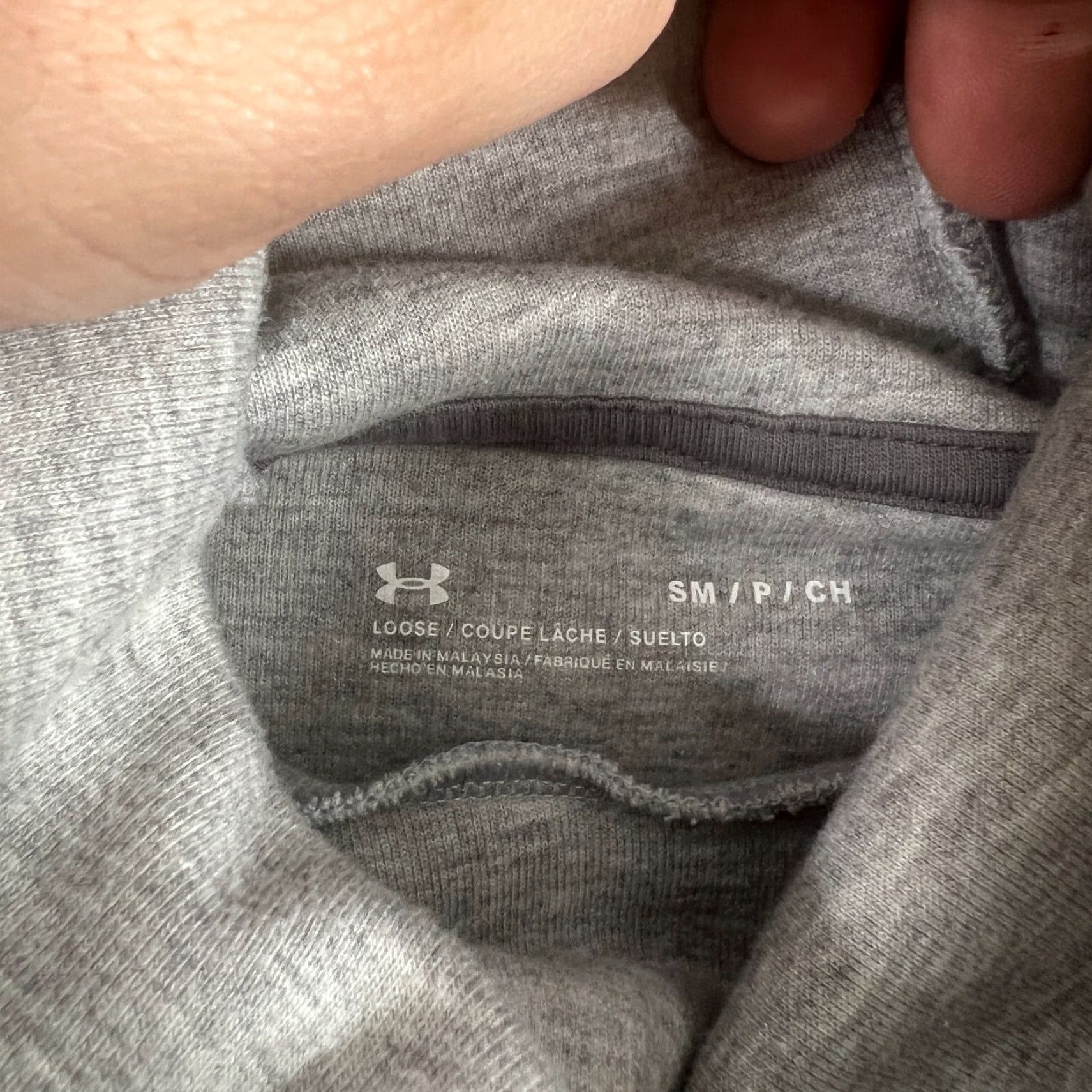 Under Armour Under Armour Hoodie Women S Oversized Project Rock Doubleknit Gray Logo Hooded Pullover Womens Size S / US 4 / IT 40 - 6 Thumbnail