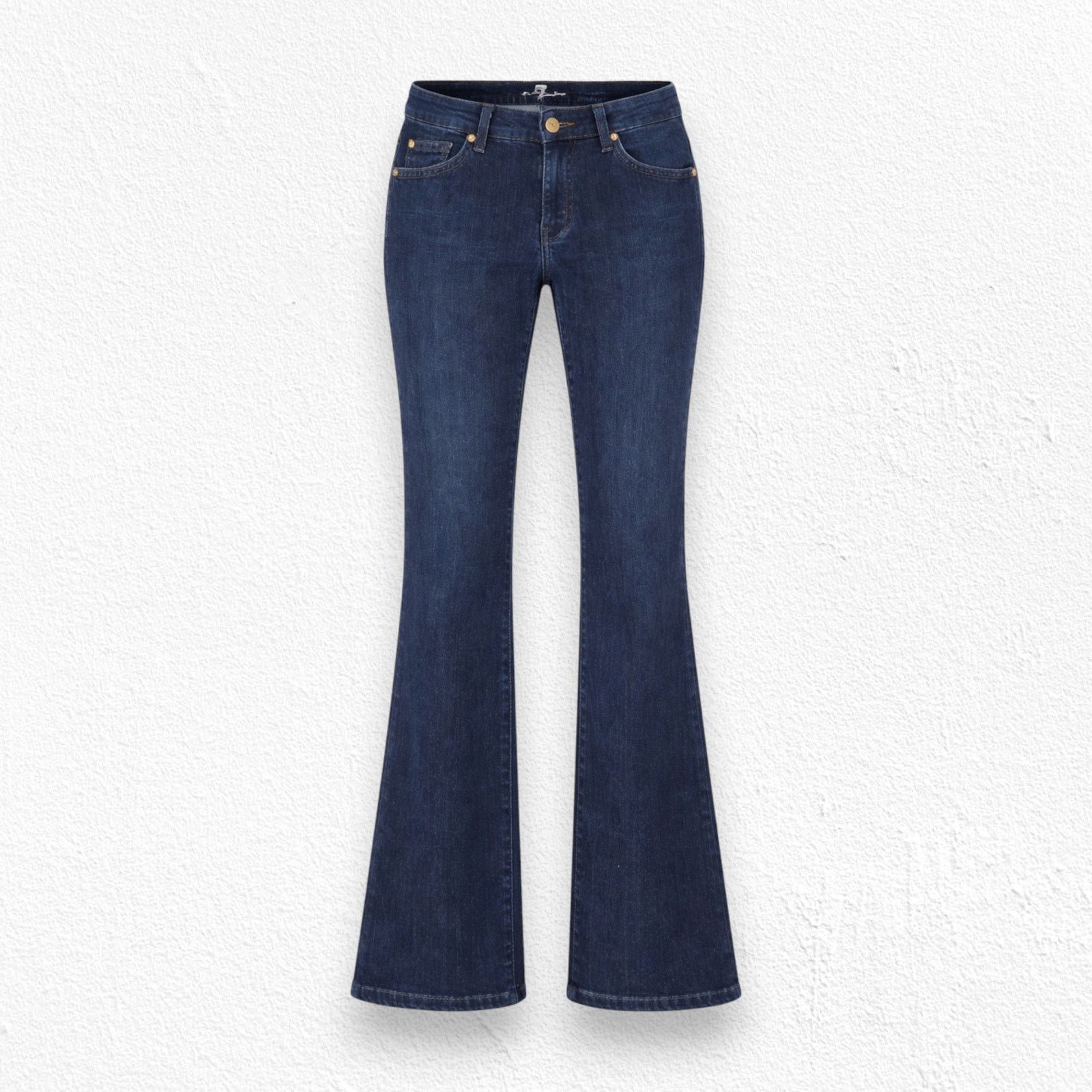 7 For All Mankind Kimmie Bootcut Dark Low Rise Jeans Size 30