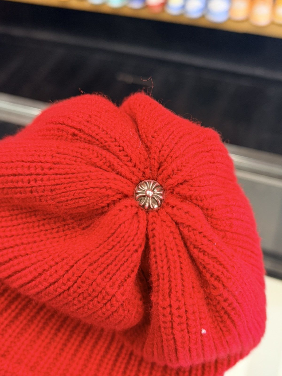 Chrome Hearts Chrome Hearts Triple Star Patch Beanie Size ONE SIZE - 6 Thumbnail
