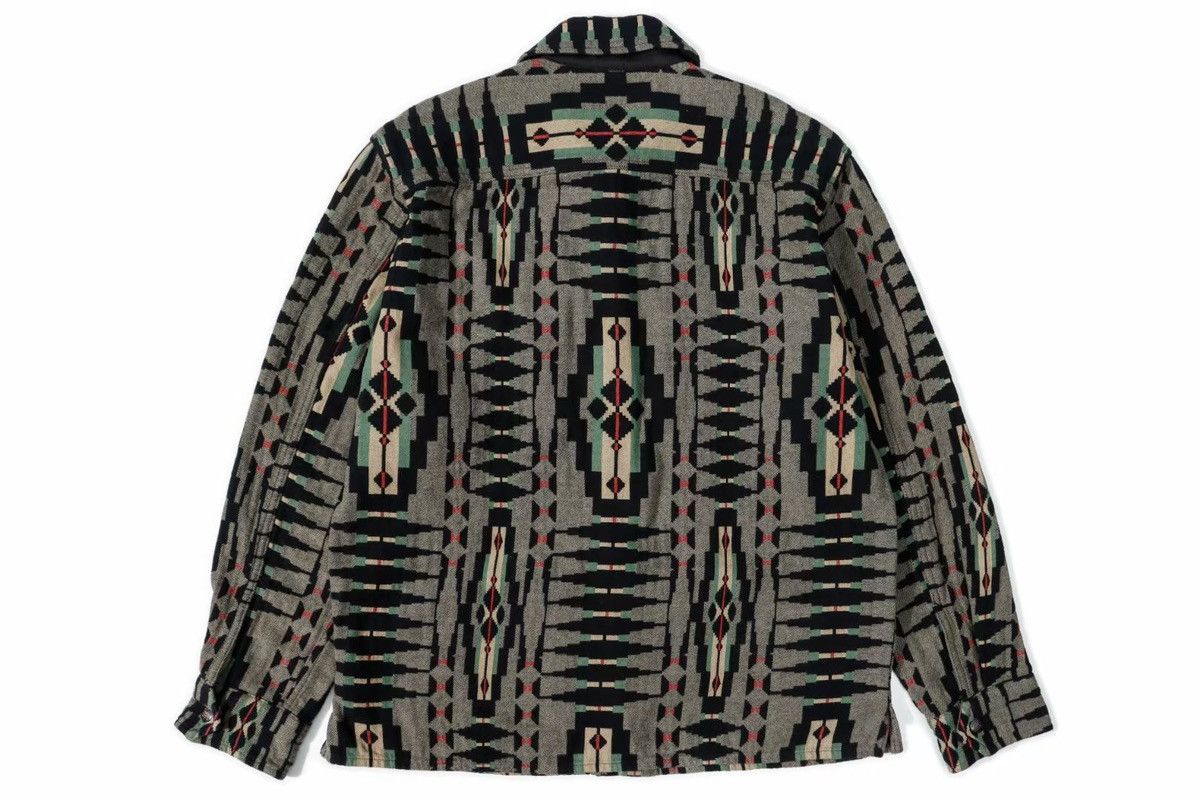 RRL Ralph Lauren RRL Cotton-Twill Jacquard Shirt Size US L / EU 52-54 / 3 - 7 Thumbnail
