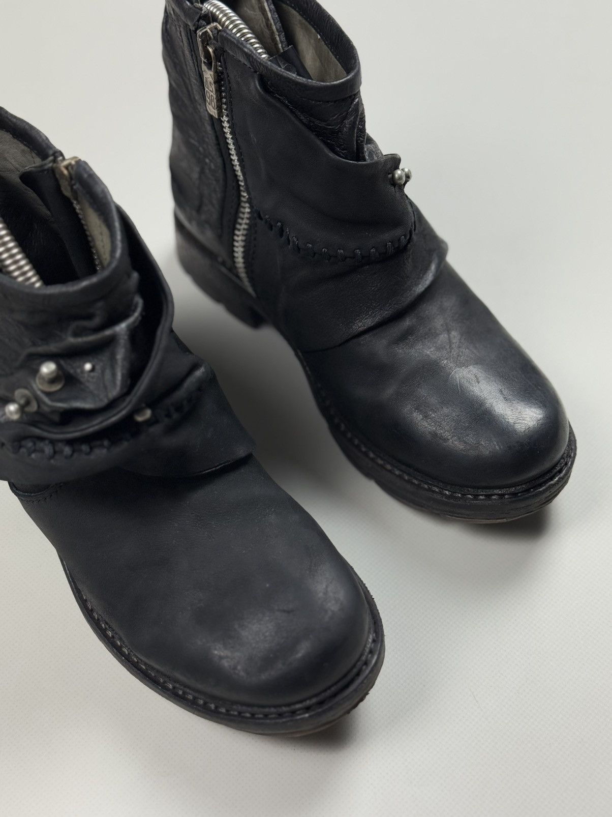 98 Airstep Avant-Garde Combat Leather Boots Shoes
