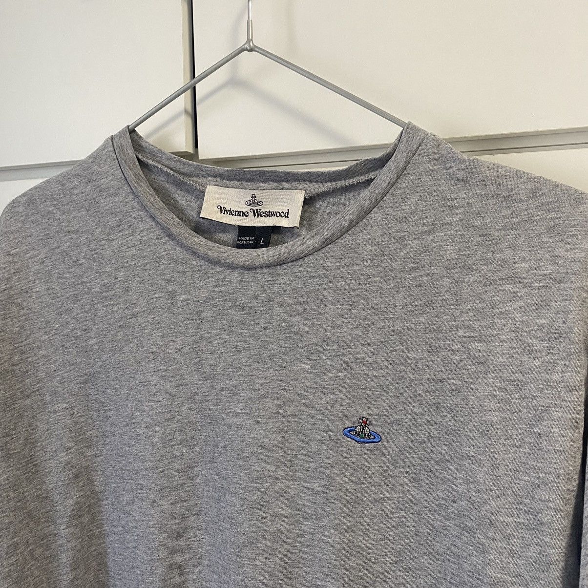 Vivienne Westwood Vivienne Westwood Grey T-Shirt Size Mens L Small Logo Size US L / EU 52-54 / 3 - 2 Thumbnail