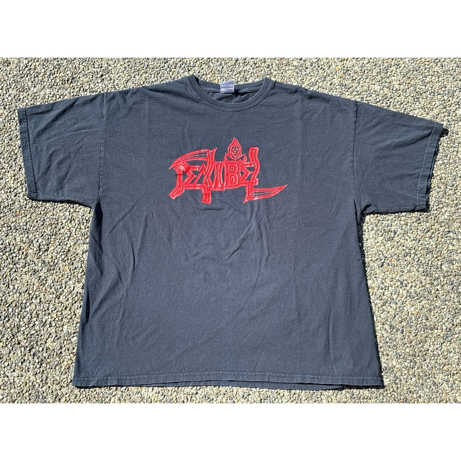 Gildan Decibel Magazine red black Logo grim reaper scythe XXL shirt Size US XXL / EU 58 / 5 - 1 Thumbnail