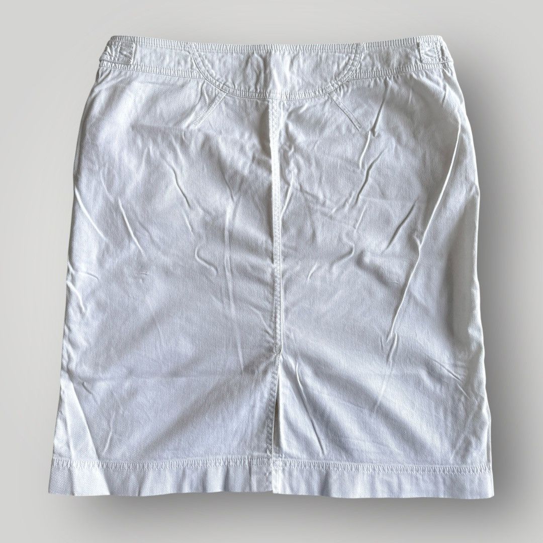 Christian Lacroix Christian Lacroix vintage 90 White Low Rise midi Cargo Skirt Size 34" / US 12 / IT 48 - 3 Thumbnail