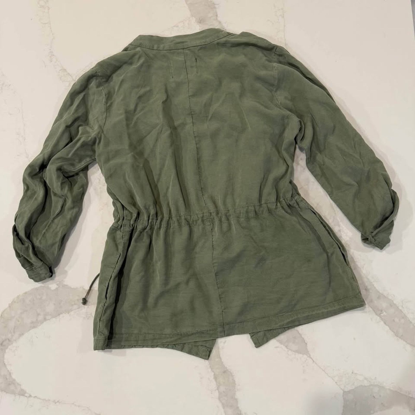 Sanctuary Sanctuary Drawcord Waist Open Front Trench Jacket Womens Med Size M / US 6-8 / IT 42-44 - 8 Thumbnail