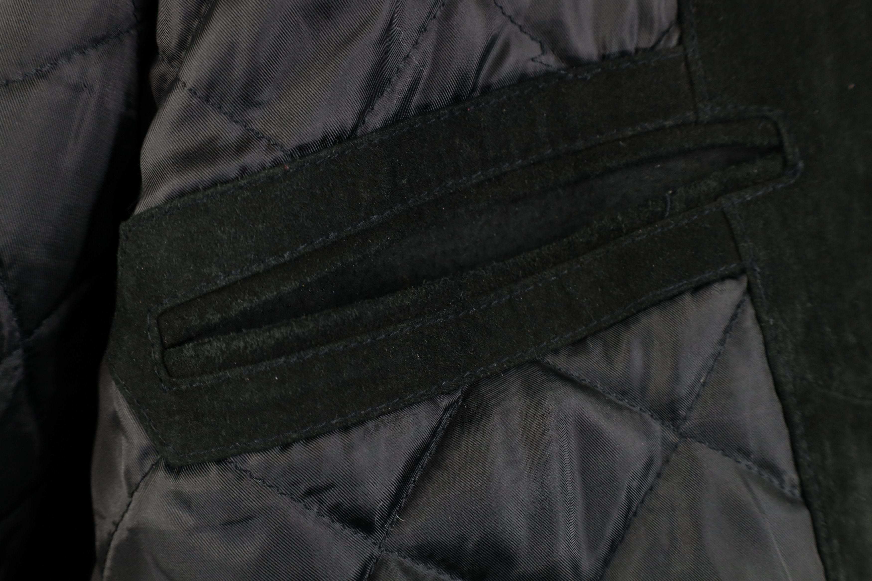 Vintage Vintage 90s Streetwear Quilted Suede Leather Bomber Jacket Size US L / EU 52-54 / 3 - 12 Thumbnail