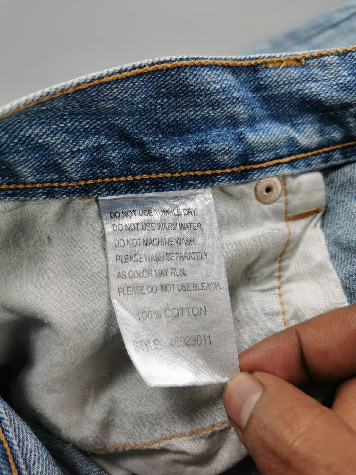 14th Addiction TTU Japan Patchwork Square Distressed Denim Jeans Size US 31 - 10 Thumbnail