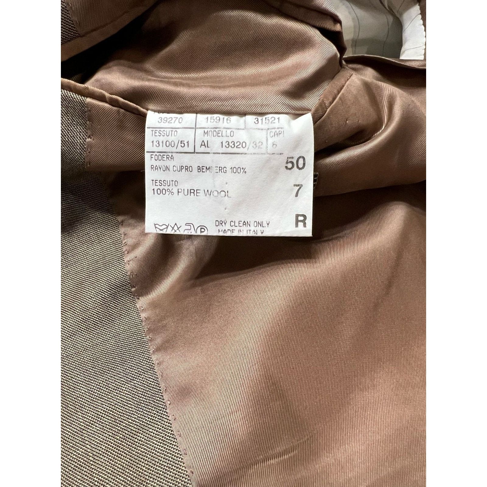 Canali Canali Men's Caki 3 Button Blazer 40R US/ 50R EU Size 40R - 7 Thumbnail