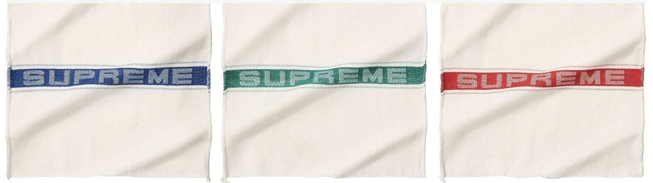 Supreme Supreme Shop Towels Set of Three Size ONE SIZE - 1 Thumbnail