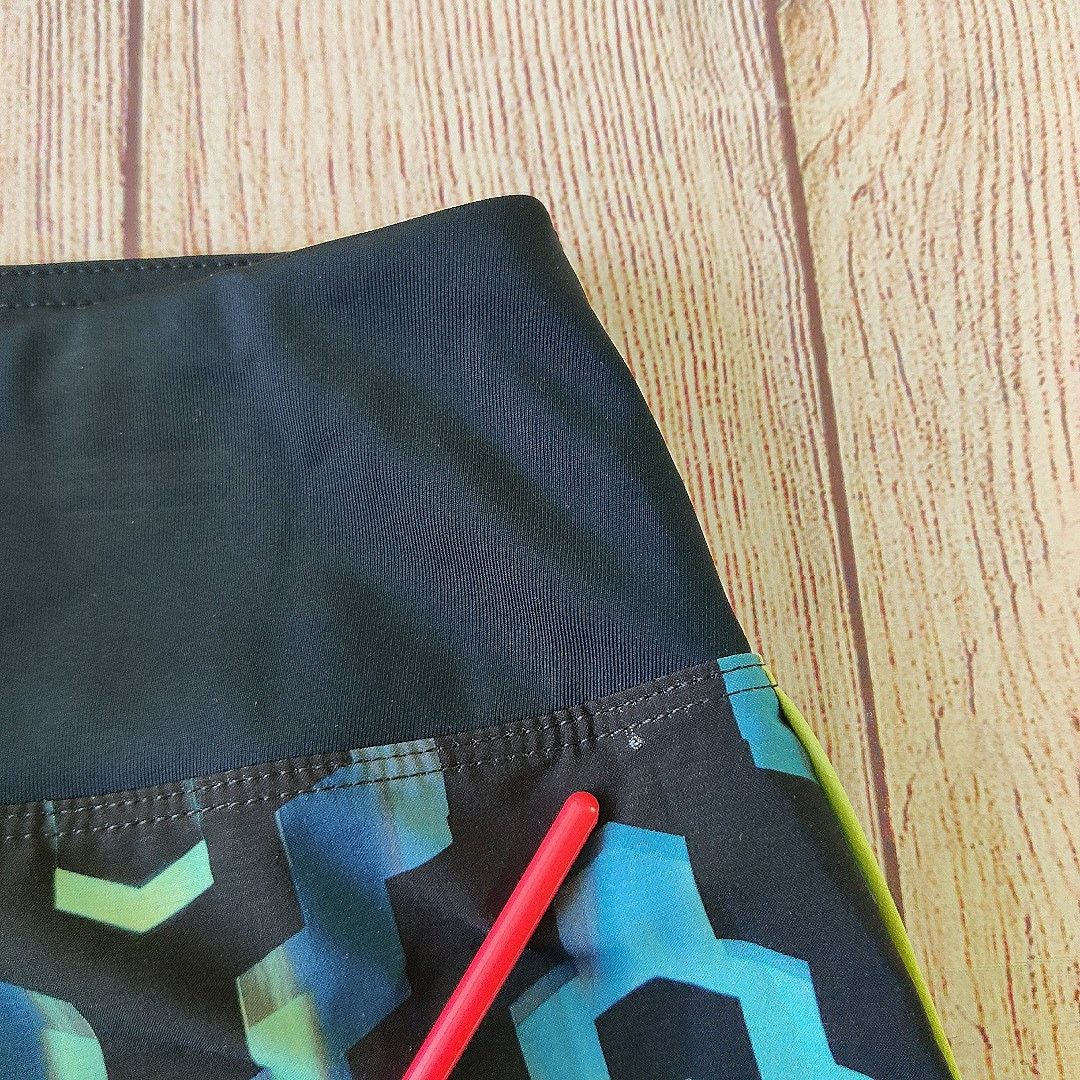 Asics Everysport Geometric Athletic Running Shorts with Brief L Size 34" / US 12 / IT 48 - 10 Thumbnail