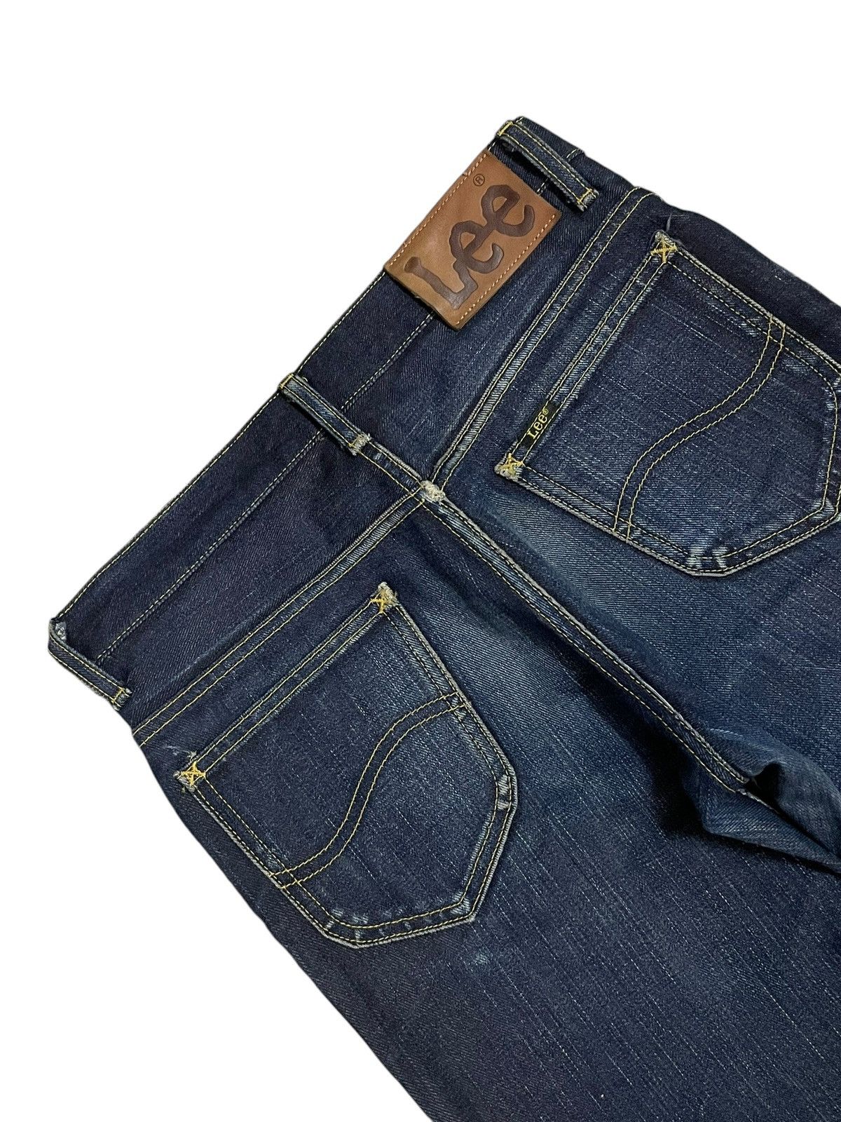 Lee Vintage Y2K Lee Riders Indigo Wash Frayed Flare Jeans Size US 29 - 10 Thumbnail