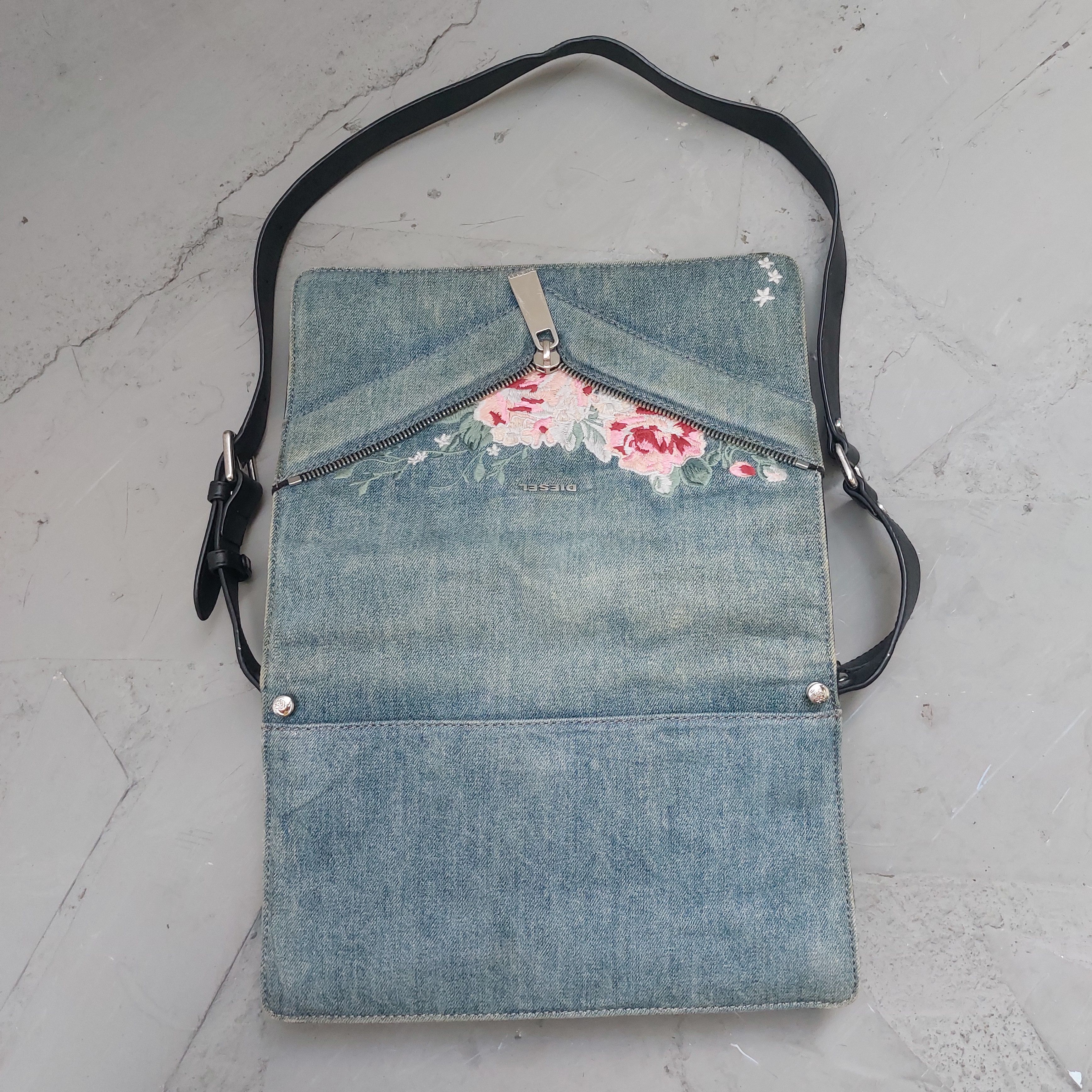 Diesel Diesel Le Misha Denim mix Leather Size ONE SIZE - 4 Thumbnail