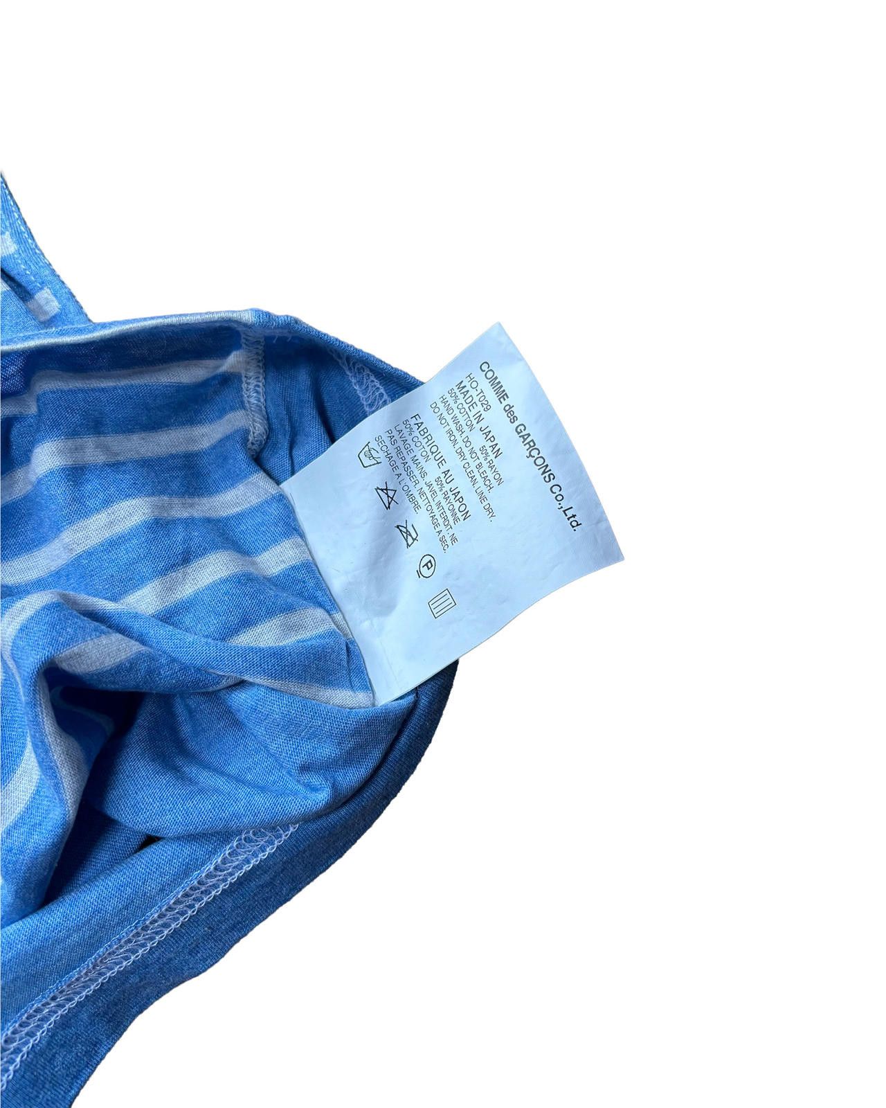 Comme des Garcons Comme des Garçons Striped Tee Blue S Size US S / EU 44-46 / 1 - 3 Thumbnail