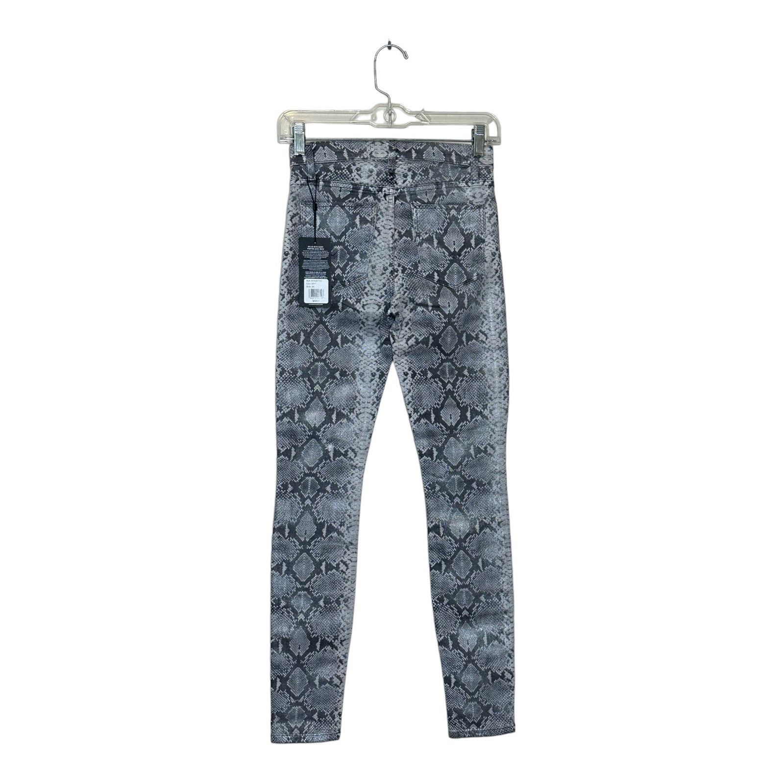 Hudson Hudson shimmery python skinny stretch jeans size 24 - 0 Size 25" / US 0 / IT 36 - 11 Thumbnail