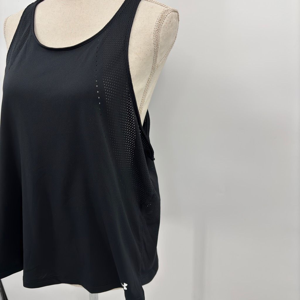 Under Armour Under Armour Fitted Perforated Racerback Active Training Tan Size XL / US 12-14 / IT 48-50 - 3 Thumbnail
