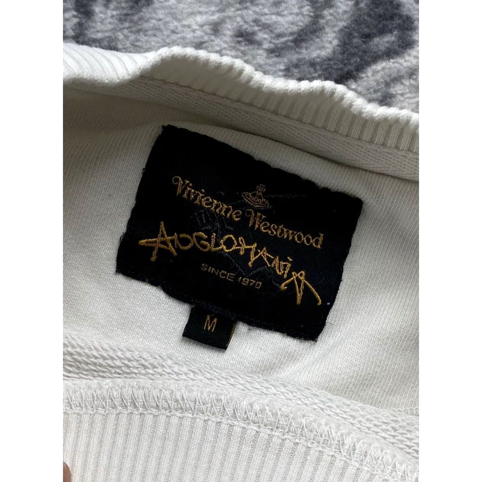 Vivienne Westwood Vivienne Westwood Sweatshirt Men XL White Big Logo Anglomania Designer Pullover Size US XL / EU 56 / 4 - 7 Thumbnail
