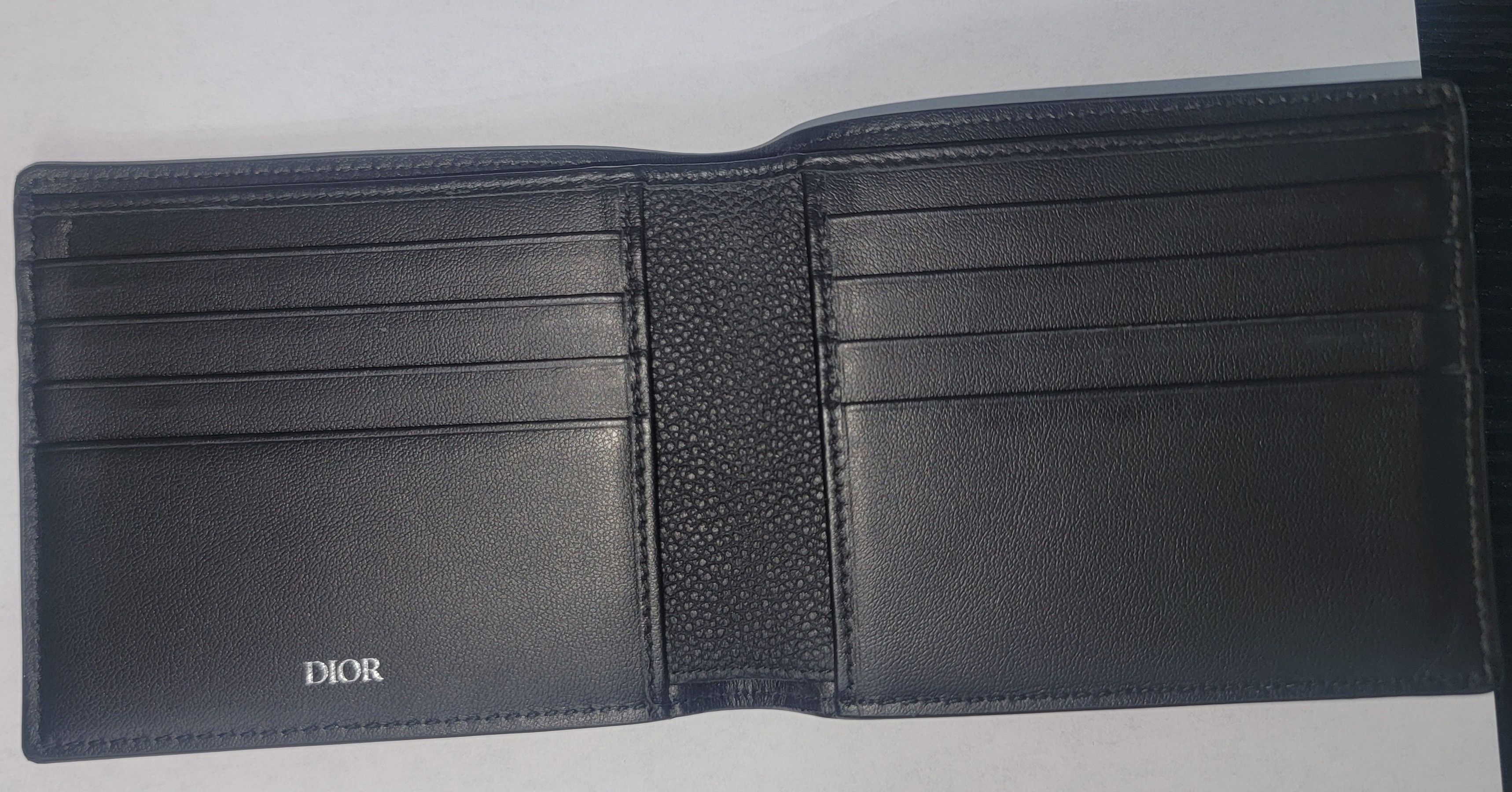 Dior Black Dior Calfskin Gravity Leather Bifold Wallet Size ONE SIZE - 3 Thumbnail