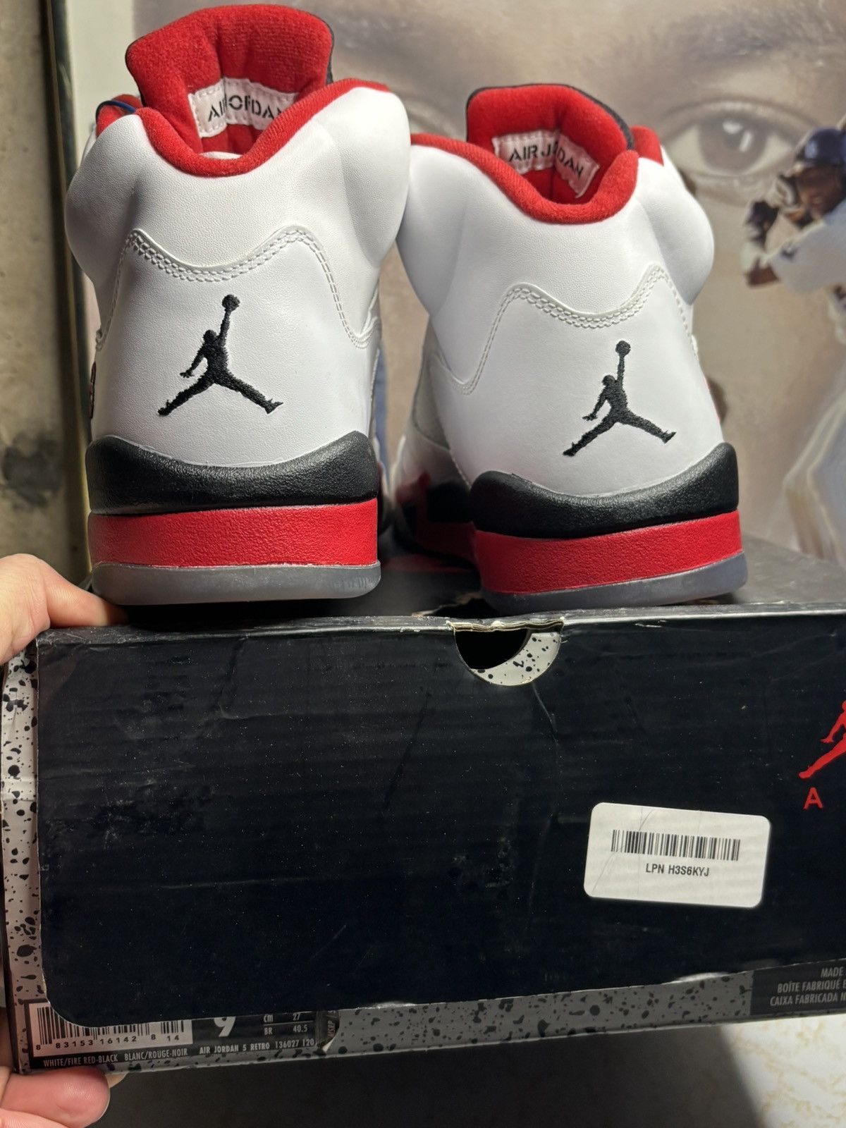Jordan Brand Air Jordan 5 “Black tongue” Size US 9 / EU 42 - 7 Thumbnail