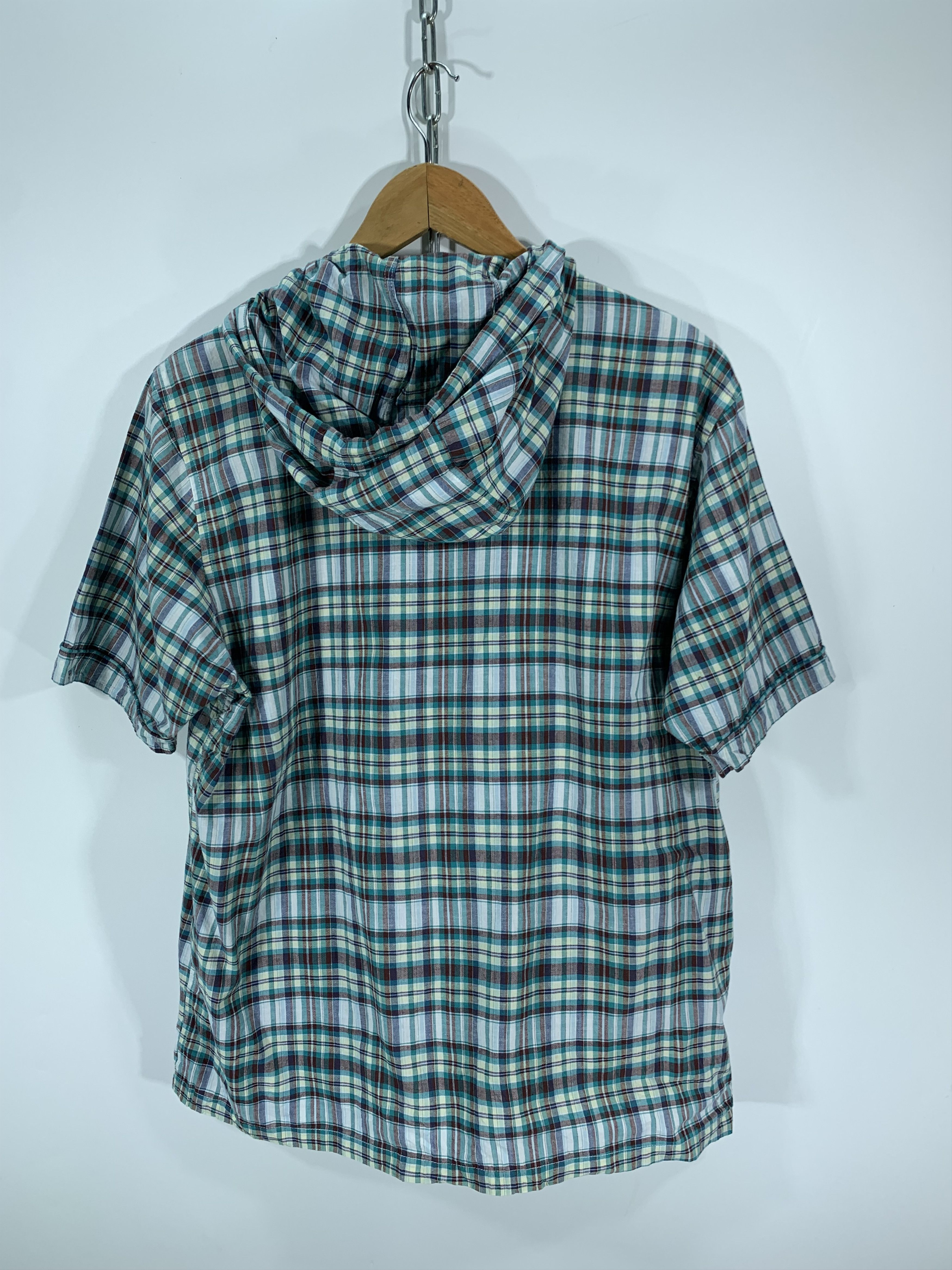 Converse ⚡️Converse Plaid Hoodie Short Sleeve Size US S / EU 44-46 / 1 - 6 Thumbnail