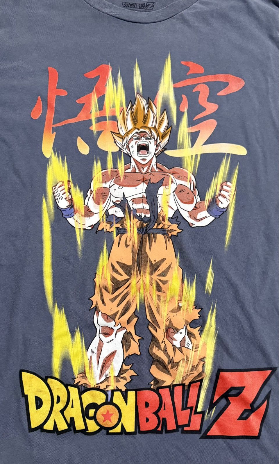 Other Dragon Ball Z Super Sayian Goku grey Medium T-Shirt NWOT Size US M / EU 48-50 / 2 - 2 Thumbnail