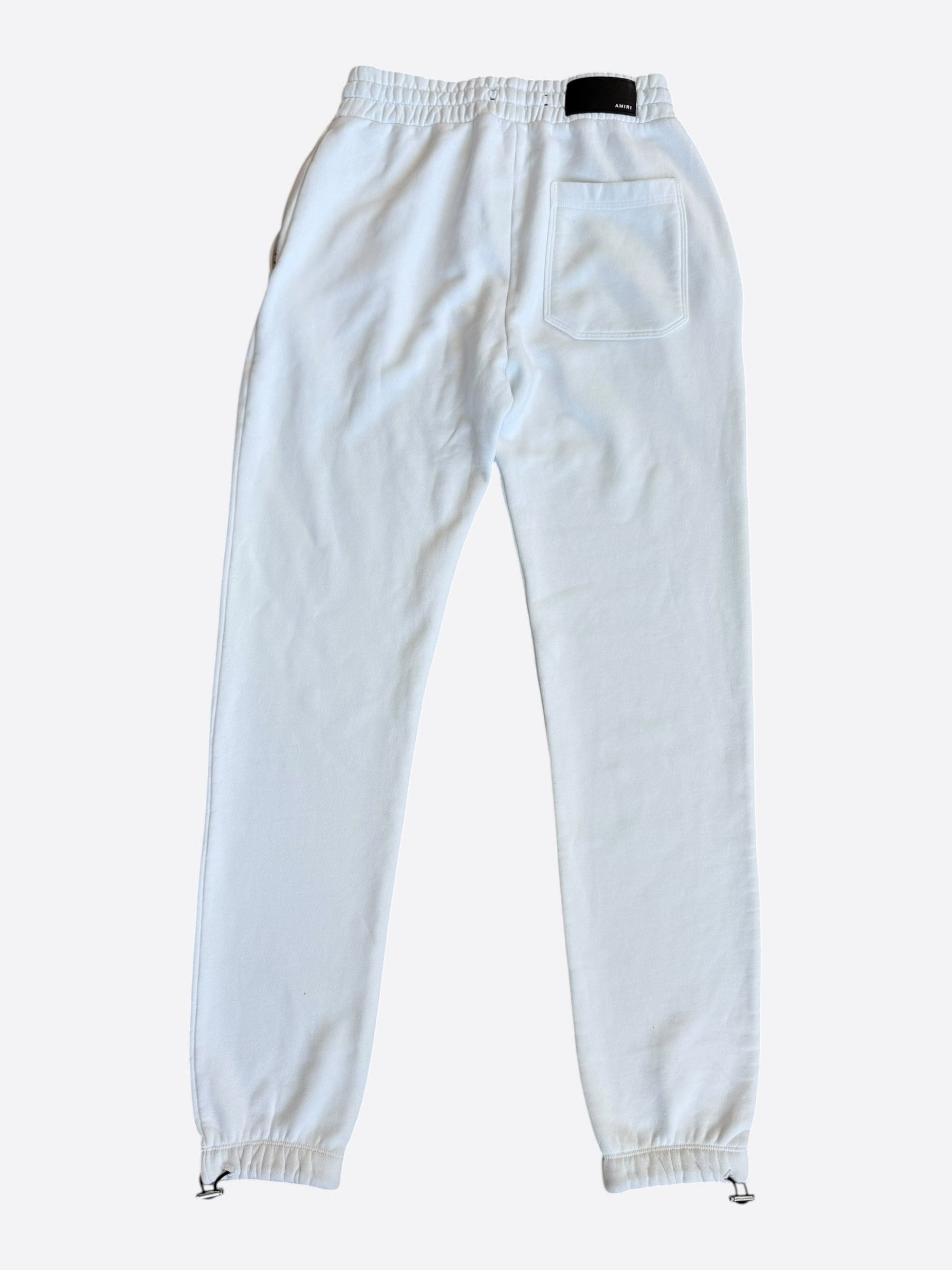 Amiri Amiri White & Black MA Core Logo Sweatpants Size US 32 / EU 48 - 2 Thumbnail